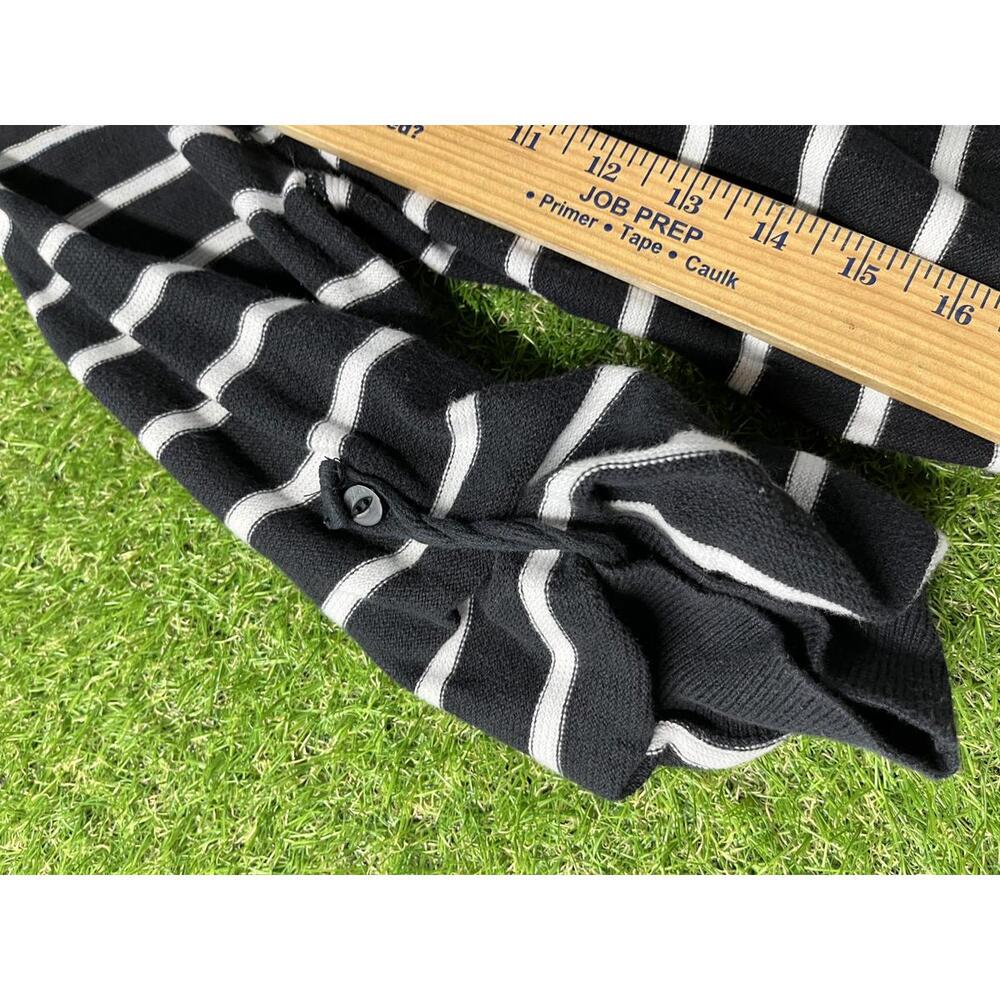 Grace Elements L Striped Pullover Sweater Drawstr… - image 4